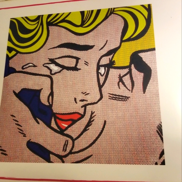 4 POP ART laminated 36x23 POSTERS Warhol Haring Lichtenstein Jasper Johns - Picture 5 of 6